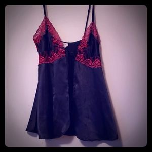 Very sexy black and red 1 piece lingerie